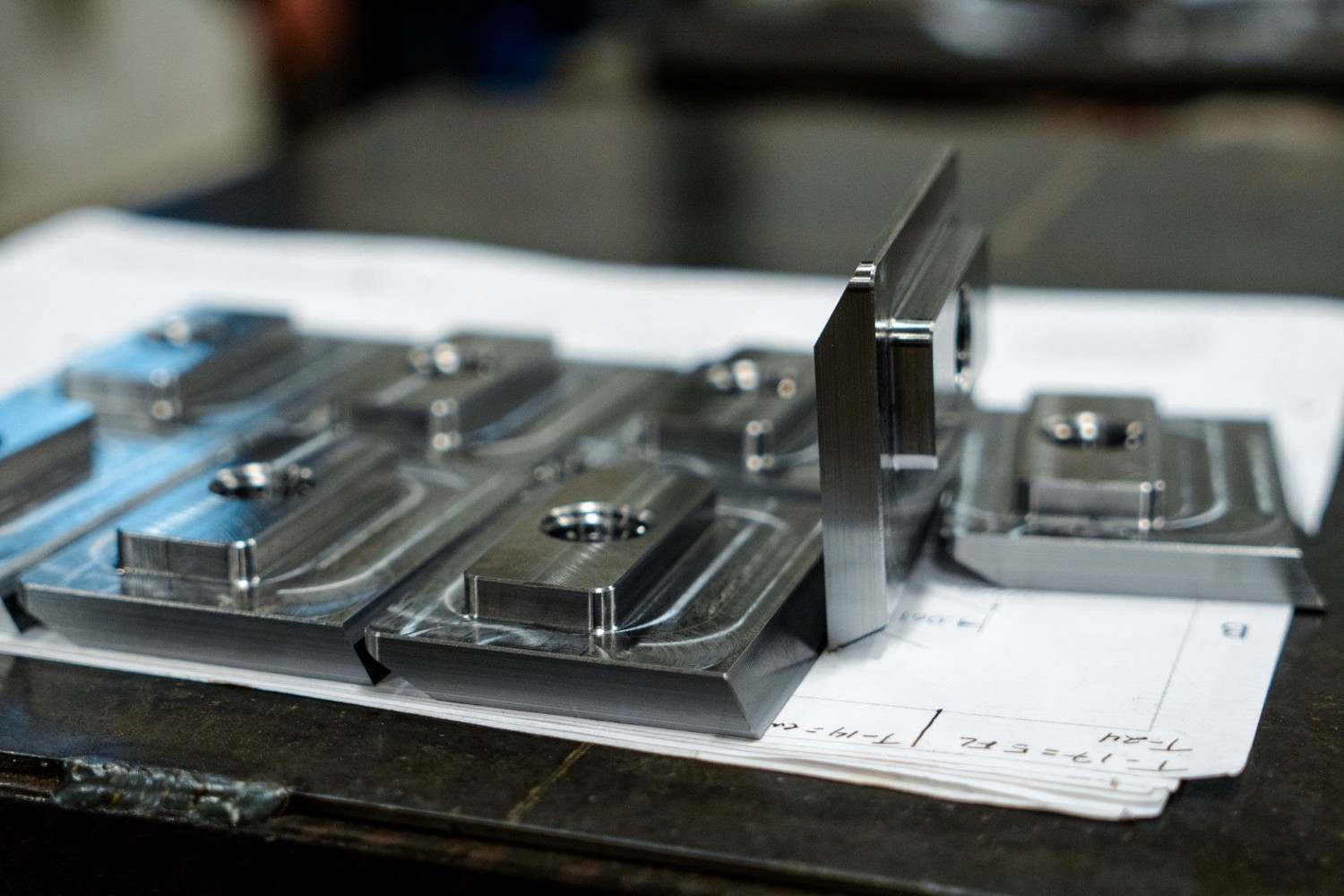 Machined metal components