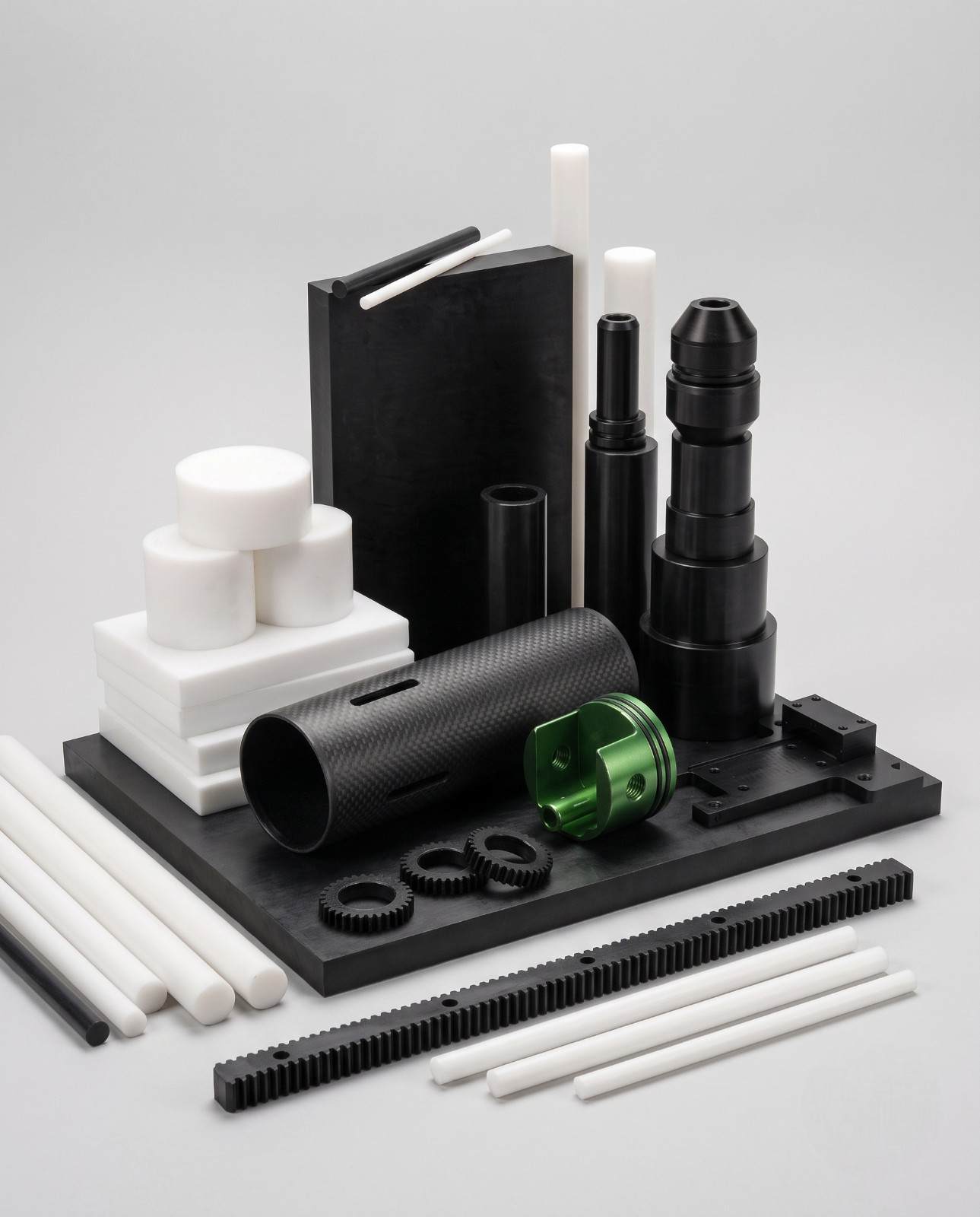 POM plastic sheets and rods
