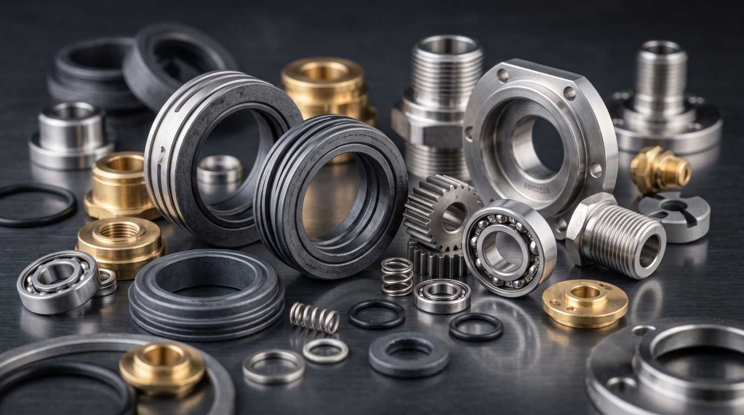 Close up of specialized filled PTFE materials