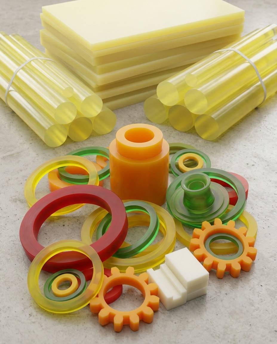 PU plastic sheets, rods, and custom profiles