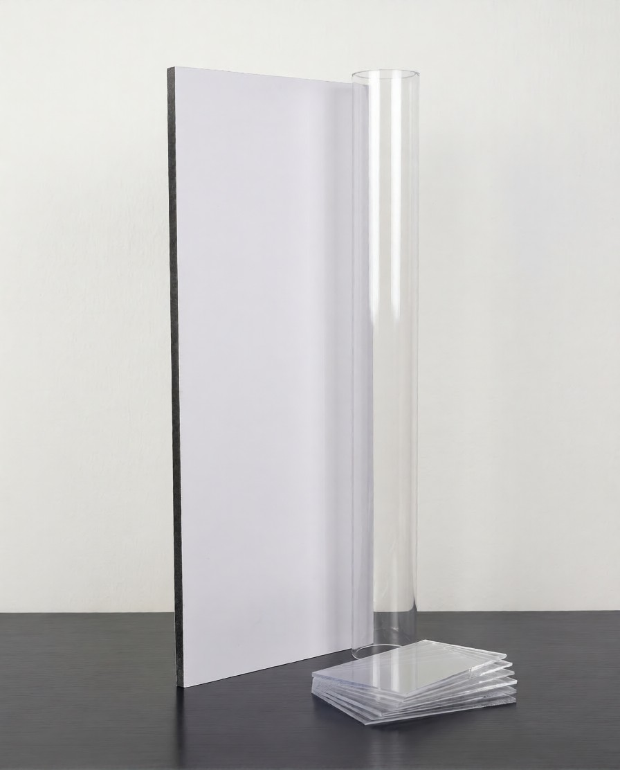 Polycarbonate sheets and transparent rods