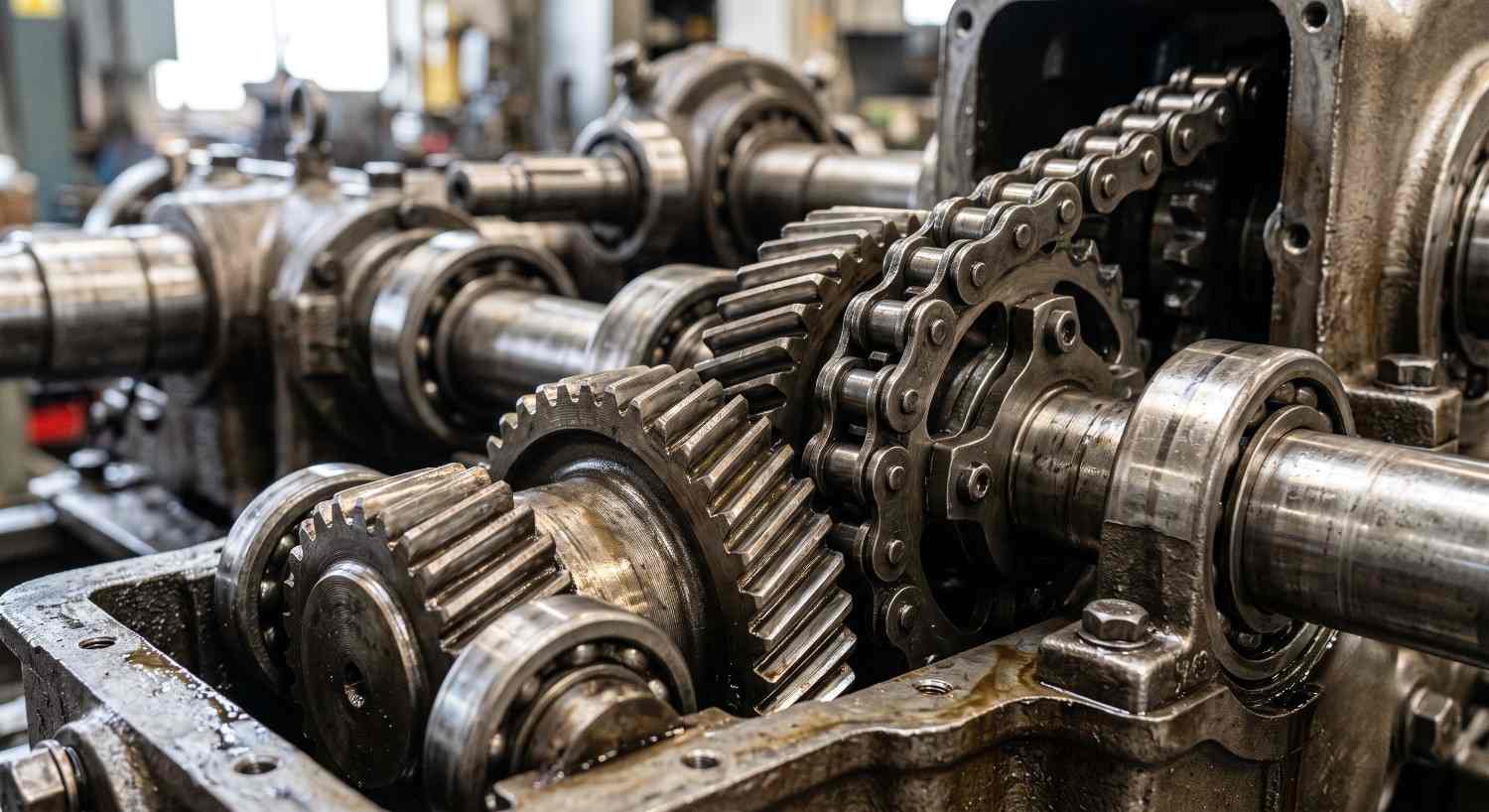 Gears, Shafts and Sprockets